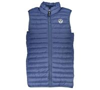 North Sails Blue Polyamide Men's Vest - XXL