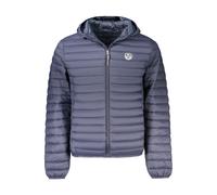 North Sails Blue Polyester Men Jacket - L