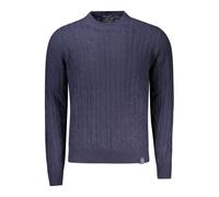 North Sails Blue Wool Men Sweater - L