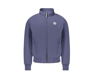 North Sails - Bomber in Poliestere Blu con Tasche - - Jackets - Uomo - Blu - M