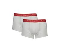 North Sails, ,Underwear ,Uomo ,Bianco ,S Boxer in Cotone Bianco