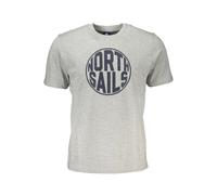 North Sails Brown Cotton Men T-Shirt - XL