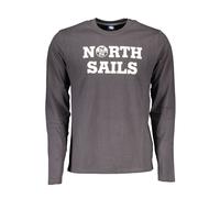 North Sails Brown Cotton Men T-Shirt - XXL