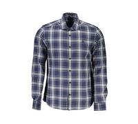 North Sails, ,Shirts ,Uomo ,Blu ,XL Camicia a quadri blu a maniche lunghe