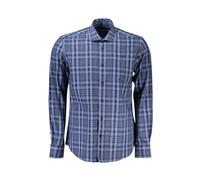 North Sails - Camicia blu in cotone a quadri - - Shirts - Uomo - Blu - M