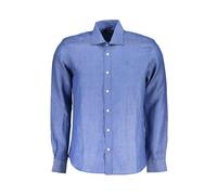 North Sails - Camicia Elegante a Maniche Lunghe in Lino - - Shirts - Uomo - Blu - M