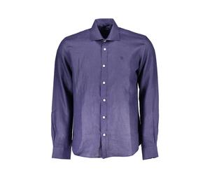 North Sails - Camicia Elegante a Maniche Lunghe in Lino - - Shirts - Uomo - Blu - M