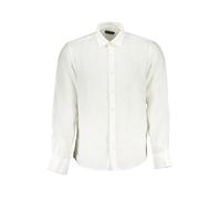 North Sails, ,Shirts ,Uomo ,Bianco ,S Camicia a maniche lunghe in lino