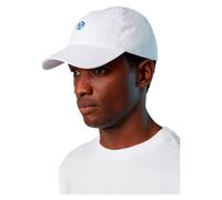 NORTH SAILS Cappello Baseball Uomo Cappellino Regolabile con Visiera Articolo 623204 Baseball, 0101 White/Bianco, Taglia Unica