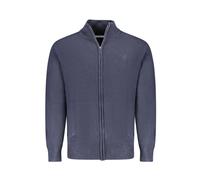 North Sails - Cardigan in Nylon Blu con Ricamo - -Knitwear -Uomo -Blu -S