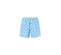 NORTH SAILS Costume a Pantaloncino da Bagno Uomo in Poliestere 100% Reciclato Asciugatura Rapida con Stampa Grafica all Over (IT, Testo, S, Regular, Regular, Combo 40 (C040))