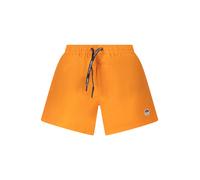 North Sails Boxer da bagno uomo con logo Poliestere 100% riciclato Papaya Orange S
