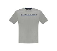 North Sails - Cotton T-Shirt - - Tops - Uomo - Grigio - L