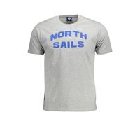 North Sails - Cotton T-Shirt - - Tops - Uomo - Grigio - M