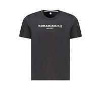 North Sails - Cotton T-Shirt - -Tops -Uomo -Nero -S