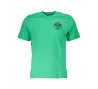 North Sails - Cotton T-Shirt - - Tops - Uomo - Verde - 2XL