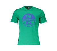 North Sails - Cotton T-Shirt - - Tops - Uomo - Verde - L