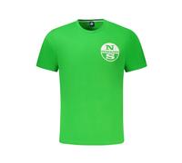 North Sails - Cotton T-Shirt - -Tops -Uomo -Verde -XL