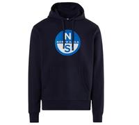 North Sails - Felpa in cotone organico con maxi logo - - Sweatshirts & Hoodies - Uomo - Blu - L