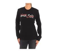 North Sails - Felpa Girocollo a Coste - - Sweatshirts & Hoodies - Donna - Nero - L