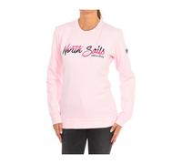 North Sails - Felpa Girocollo a Coste - - Sweatshirts & Hoodies - Donna - Rosa - L