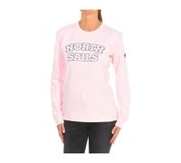 North Sails - Felpa Girocollo a Coste - - Sweatshirts & Hoodies - Donna - Rosa - S