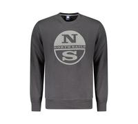 North Sails - Felpa Girocollo Garzata - - Sweatshirts & Hoodies - Uomo - Nero - L