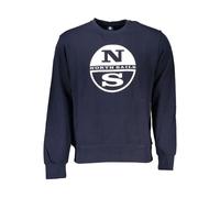 North Sails - Felpa Girocollo Logo Classico - - Sweatshirts & Hoodies - Uomo - Blu - M