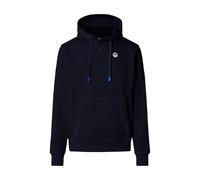 NORTH SAILS Felpa Hoodie Uomo in Cotone Organico con Patch Logo