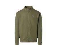 NORTH SAILS Felpa Uomo Estiva Zip/Lunga 691221 (IT, Testo, S, Regular, Regular, Deep Green)