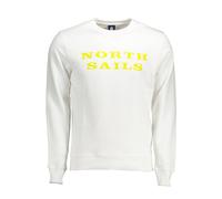 North Sails White Cotton Men's Sweatshirt - L
