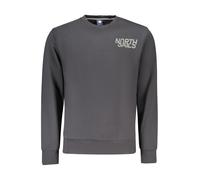 North Sails - Felpa in cotone con polsini a coste - - Sweatshirts & Hoodies - Uomo - Nero - M