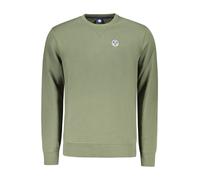 North Sails, ,Sweatshirts & Hoodies ,Uomo ,Verde ,S Felpa in Cotone Verde con Logo Applicato