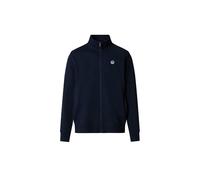 NORTH SAILS Felpa Uomo in Cotone Organico con Collo Alto e Zip