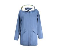 North Sails - Giacca Parka Blu con Cappuccio e Stampa - - Coats - Donna - Blu - L