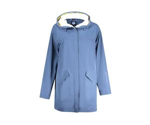 North Sails - Giacca Parka Blu con Cappuccio e Stampa - - Coats - Donna - Blu - XS