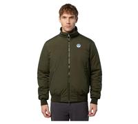 NORTH SAILS Giacca Sailor Slim fit, Uomo in Nylon Riciclato (IT, Testo, 3XL, Regular, Regular, Forest Green)
