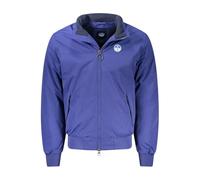 NORTH SAILS Giacca Sailor Slim fit, Uomo in Nylon Riciclato (IT, Testo, M, Regular, Regular, Blue Print)