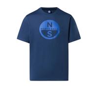 North Sails - Grande Logo Magliette in Cotone - - Tops - Uomo - Blu - M