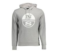 North Sails Gray Cotton Men Sweater - XXL