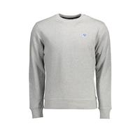 North Sails Gray Cotton Men Sweater - XXL