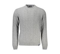 North Sails Gray Wool Men Sweater - M