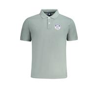 North Sails Green Cotton Men Polo Shirt - S