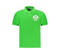 North Sails Green Cotton Men Polo Shirt - XXL