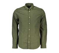North Sails Green Cotton Men Shirt - S