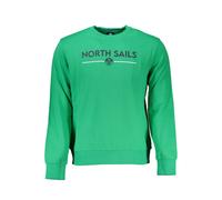 North Sails Green Cotton Men Sweater - L