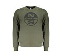 North Sails Green Cotton Men Sweater - XL