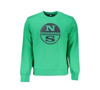 North Sails Green Cotton Men Sweater - XXL