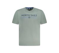 North Sails Green Cotton Men T-Shirt - L