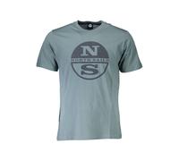 North Sails Green Cotton Men T-Shirt - M